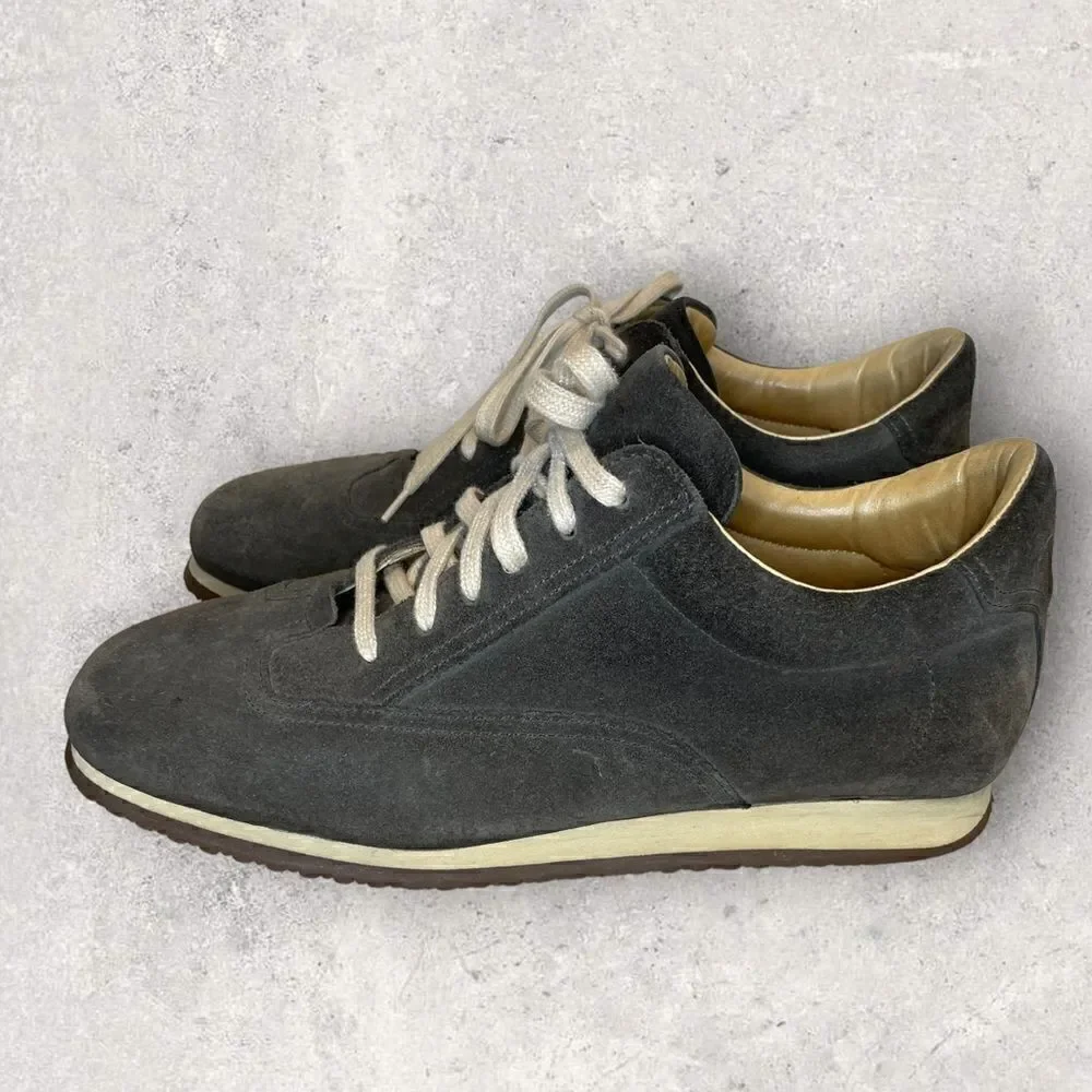 Santoni Club Suede Sneakers